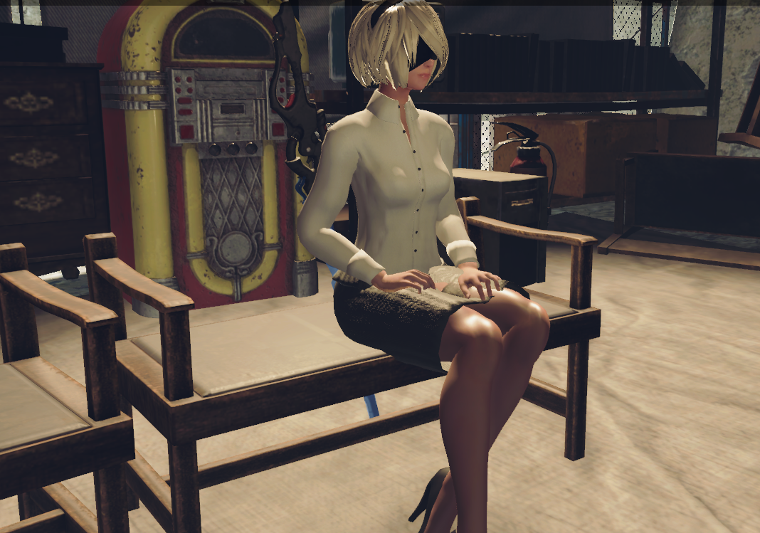 《尼爾：機械紀元》2B小姐姐辦公室女秘書裝MOD