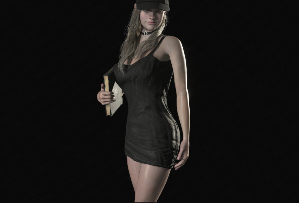 《生化危機8：村莊》蘿絲清純黑色吊帶短裙MOD[需安裝DLC]