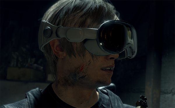 《生化危機4：重制版》里昂蘋果VisionPro眼鏡待機MOD[正式版]