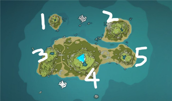 《原神》鳴聲島嶼五水池解謎方法