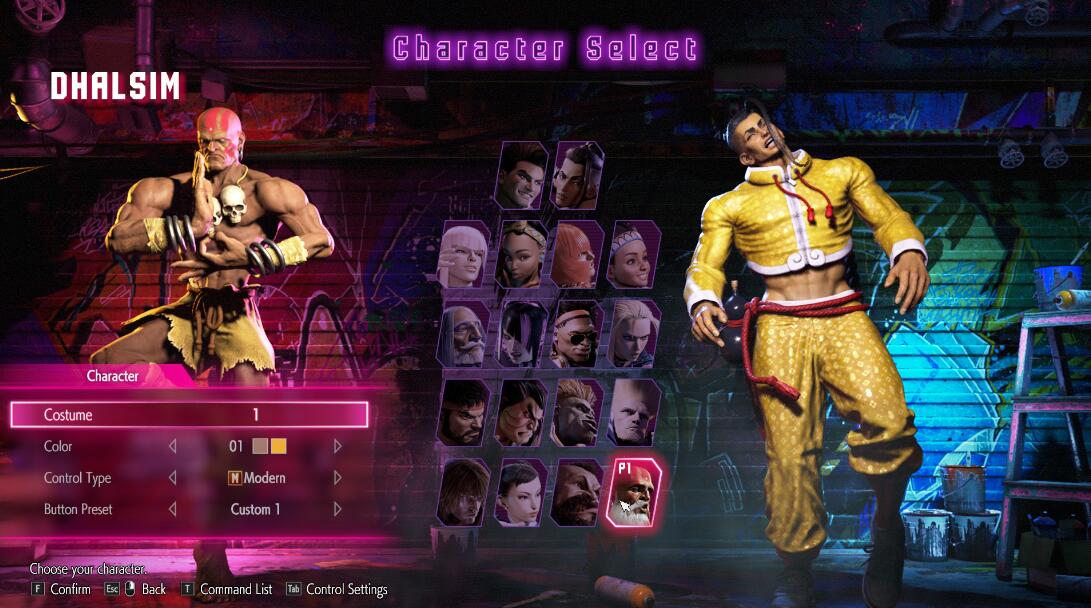 《街頭霸王6》達爾西姆經典服裝MOD