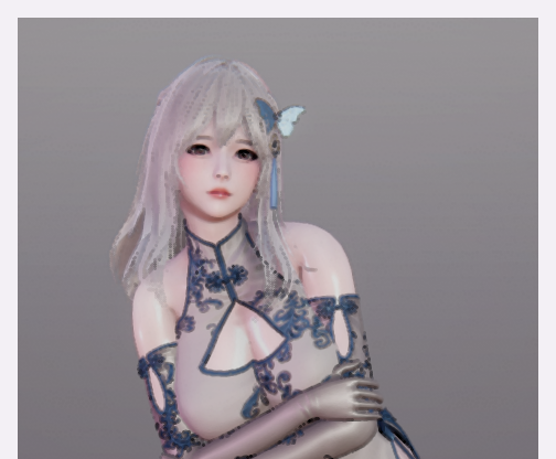《AI少女》蝴蝶頭飾旗袍美少女MOD