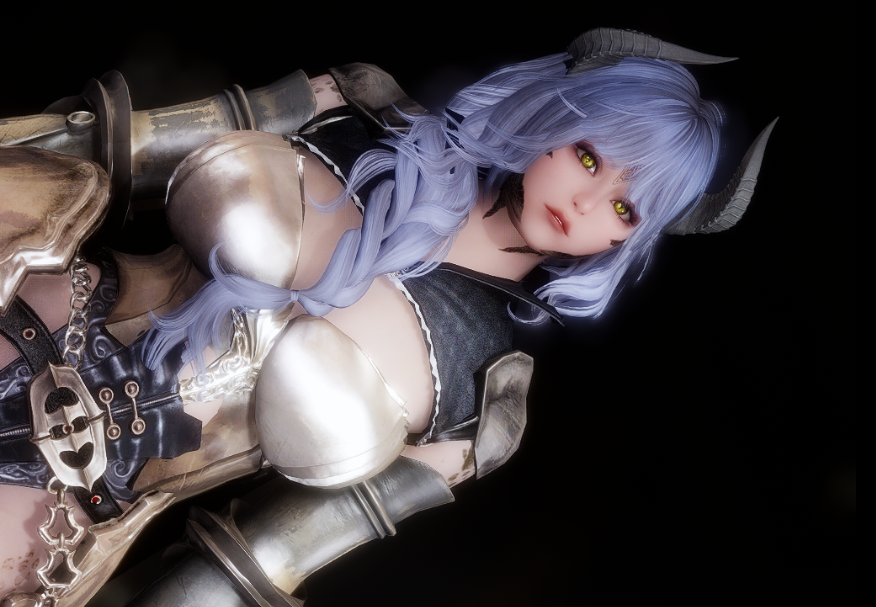 《上古卷軸5：天際重制版》CBBE美麗神秘騎士服裝MOD