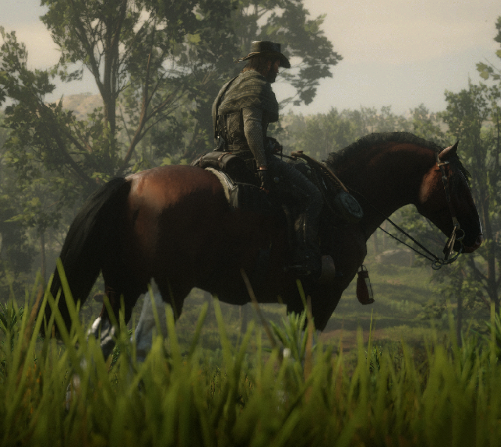 《荒野大鏢客2》新版深栗色夏爾馬MOD
