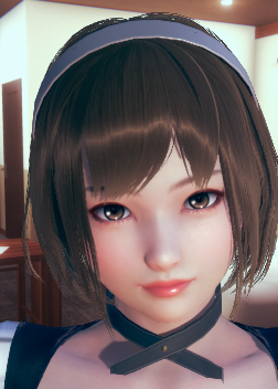 《AI少女》褐色短發黑白女仆裝美少女MOD