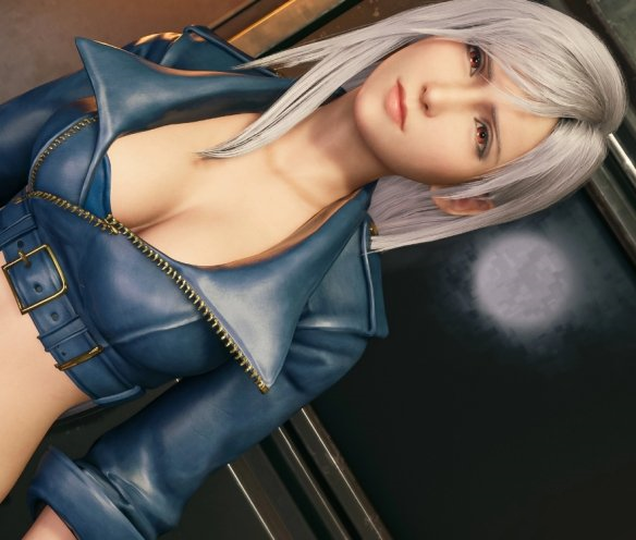 《最終幻想7：重制版》蒂法cos拳皇15安琪兒MOD[支持發色變換瞳色變換]