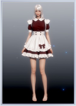 《ROOM Girl》長腿銀發女仆MOD