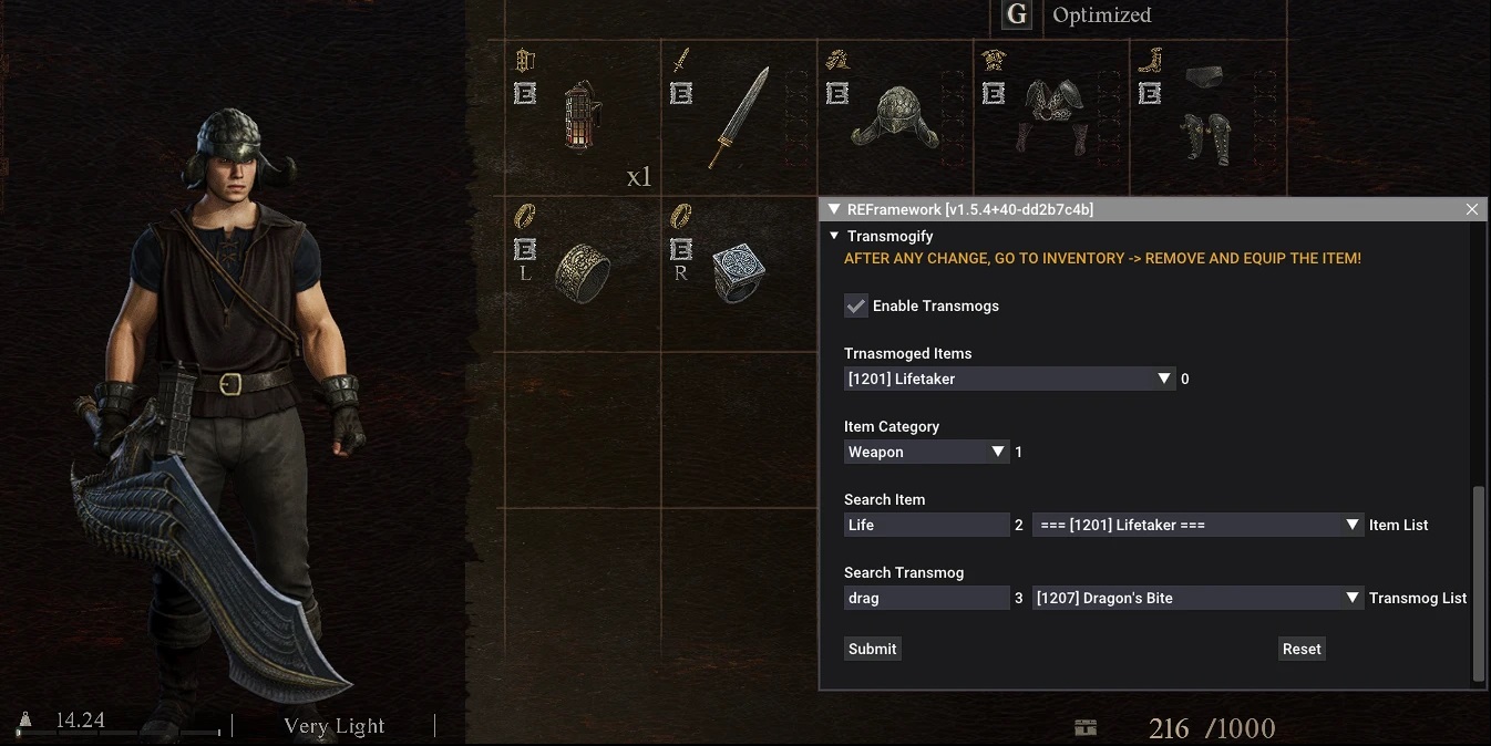 《龍之信條2》裝備幻化MOD