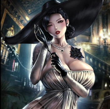 《Wallpaper Engine》生化8嫵媚動漫風吸血鬼夫人壁紙