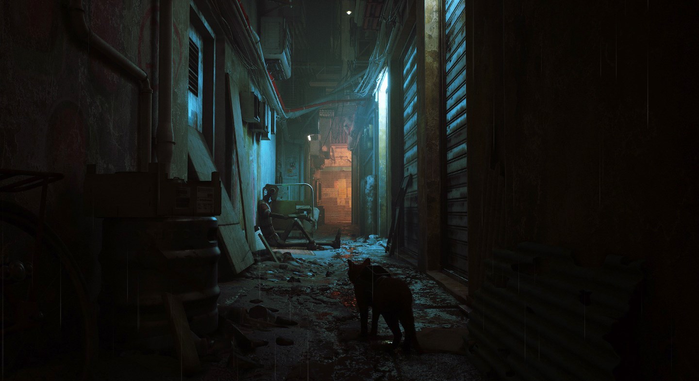 《Wallpaper Engine》Stray貓貓與陰暗的小巷游戲場景動態壁紙