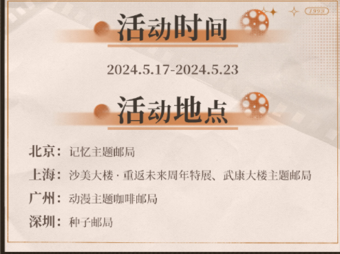 《重返未來：1999》一周年郵政聯動內容一覽