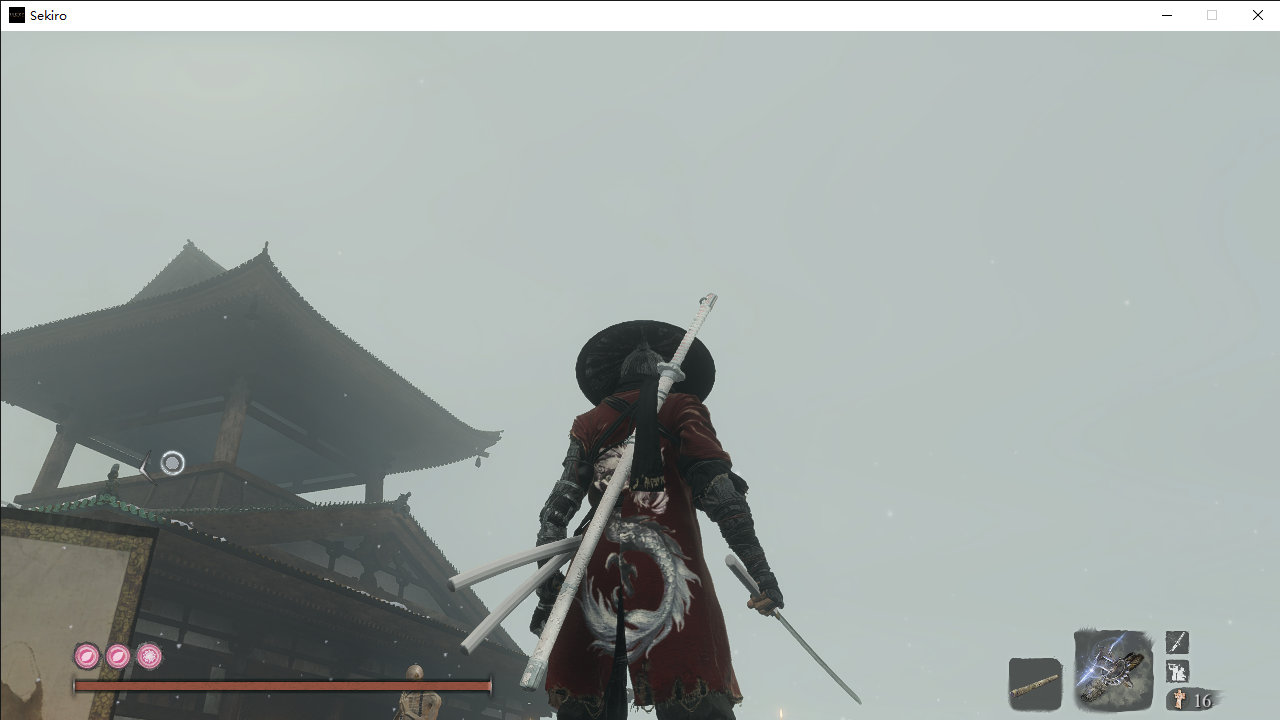 《只狼：影逝二度》紅底霸氣白龍紋服MOD