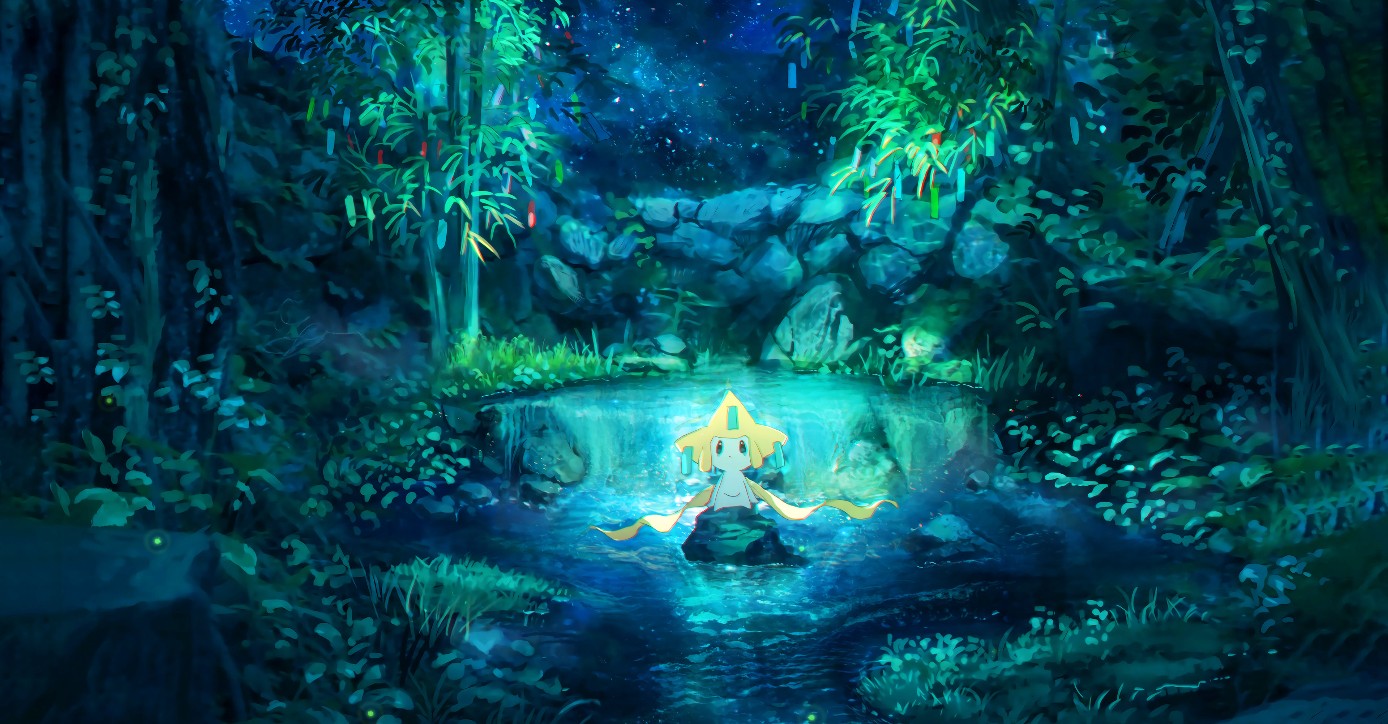 《Wallpaper Engine》寂靜星空下基拉祈寶可夢動態壁紙