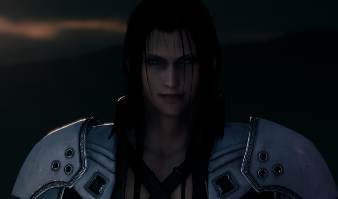 《最終幻想7：重制版》薩菲羅斯黑色長發(fā)MOD