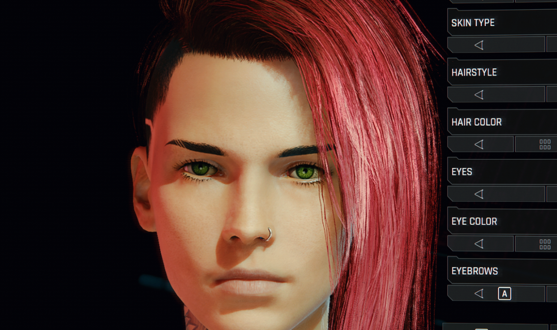 《賽博朋克2077》去除面部皺紋紋理MOD