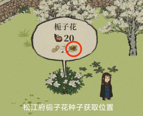 《江南百景圖》長相思梔子花種子獲取方法分享