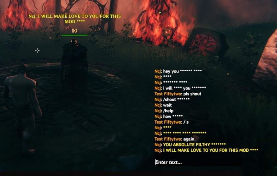 《Valheim：英靈神殿》聊天敏感詞過濾MOD