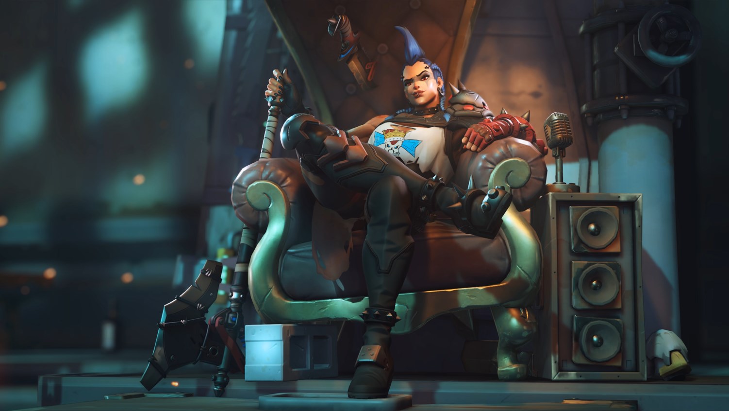 《Wallpaper Engine》守望先鋒2渣客鎮女王待機畫面動態壁紙