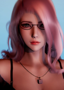 《AI少女》粉發眼鏡御姐MOD
