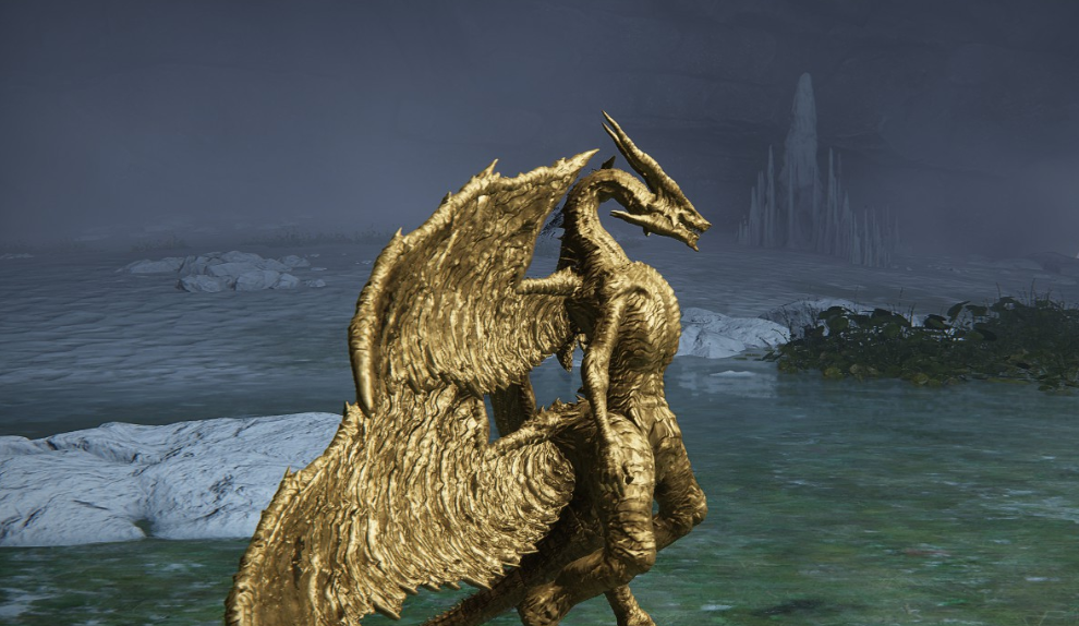 《艾爾登法環(huán)》黃金古龍?zhí)鎿Q異形龍?zhí)籽bMOD