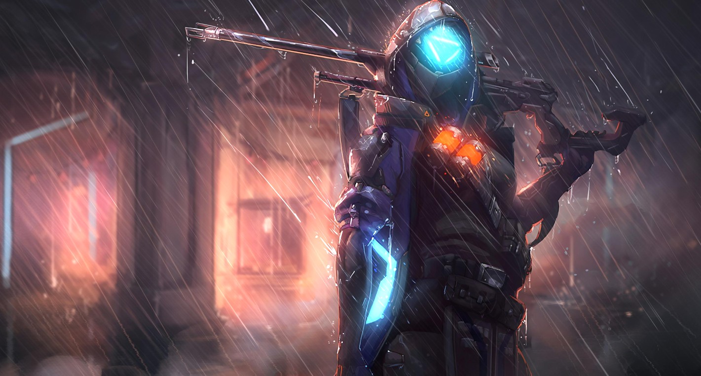 《Wallpaper Engine》守望先鋒-暴雨中的安娜動(dòng)態(tài)壁紙