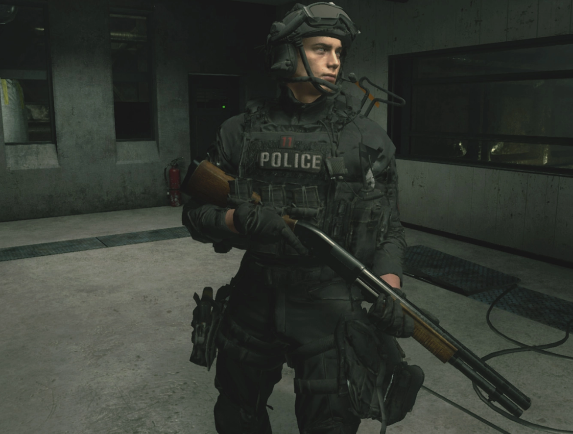 《生化危機2：重制版》里昂使命召喚反恐部隊作戰服v1.2MOD
