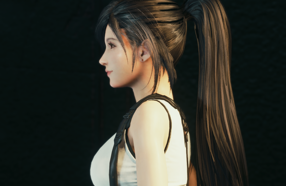 《最終幻想7：重制版》馬尾辮蒂法替換杰西MOD