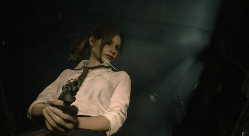 《生化危機2：重制版》克萊爾少女JK裝襯衫無打底MOD[兼容新版本]