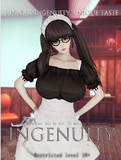 《AI少女》清純氣質黑框眼鏡女仆MOD