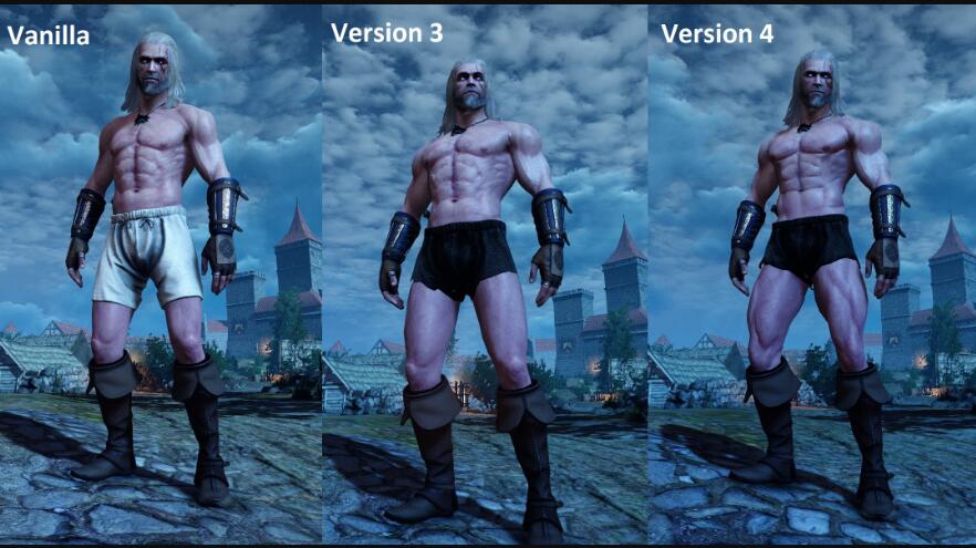 《巫師3次世代版》肌肉猛男杰洛特MOD