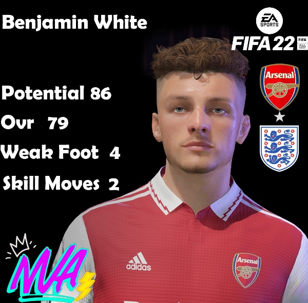 《FIFA 22》本懷特臉型補丁