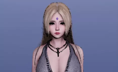 《AI少女》金色長發灰色禮服御姐MOD
