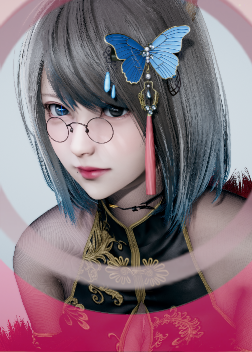 《AI少女》銀色短發旗袍美少女MOD