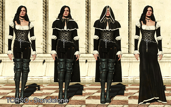 《巫師3：次世代版》葉奈法休閑裝MOD