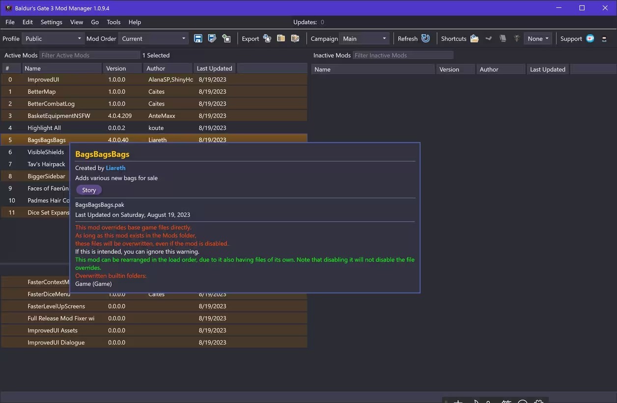 《博德之門3》BG3ModManager管理器v1.0.10.0