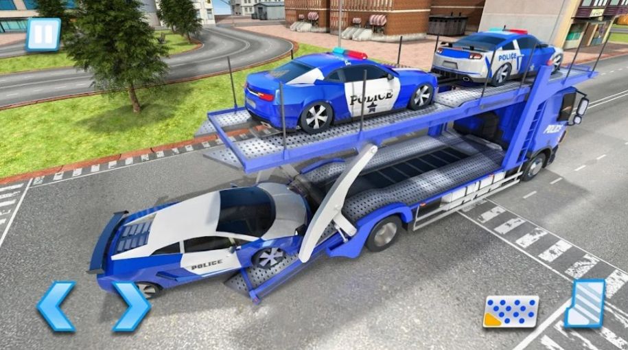 警車追逐運輸車