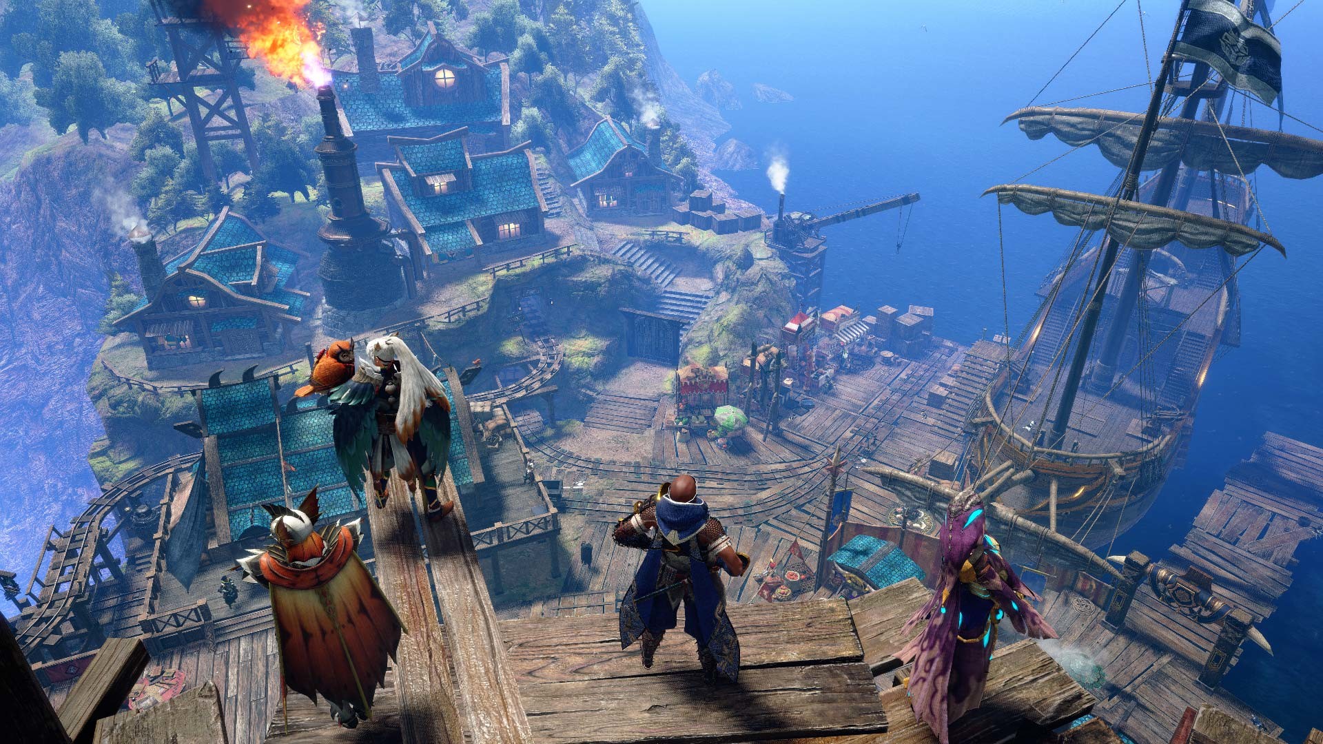 《怪物獵人崛起：曙光》夸張豐腴性感體型奶牛比基尼炎火村套MOD