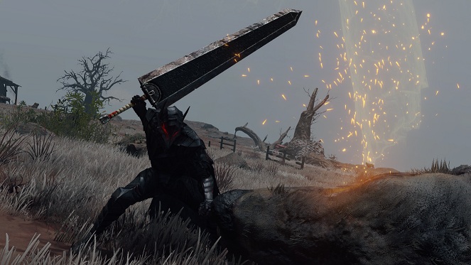 《艾爾登法環》劍風傳奇格斯鎧甲和武器MOD