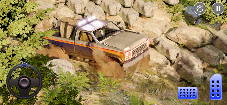 越野皮卡車駕駛