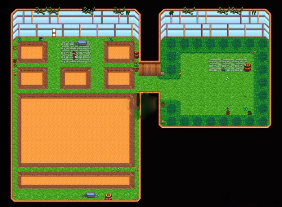 《星露谷物語》獨立樹屋溫室MOD
