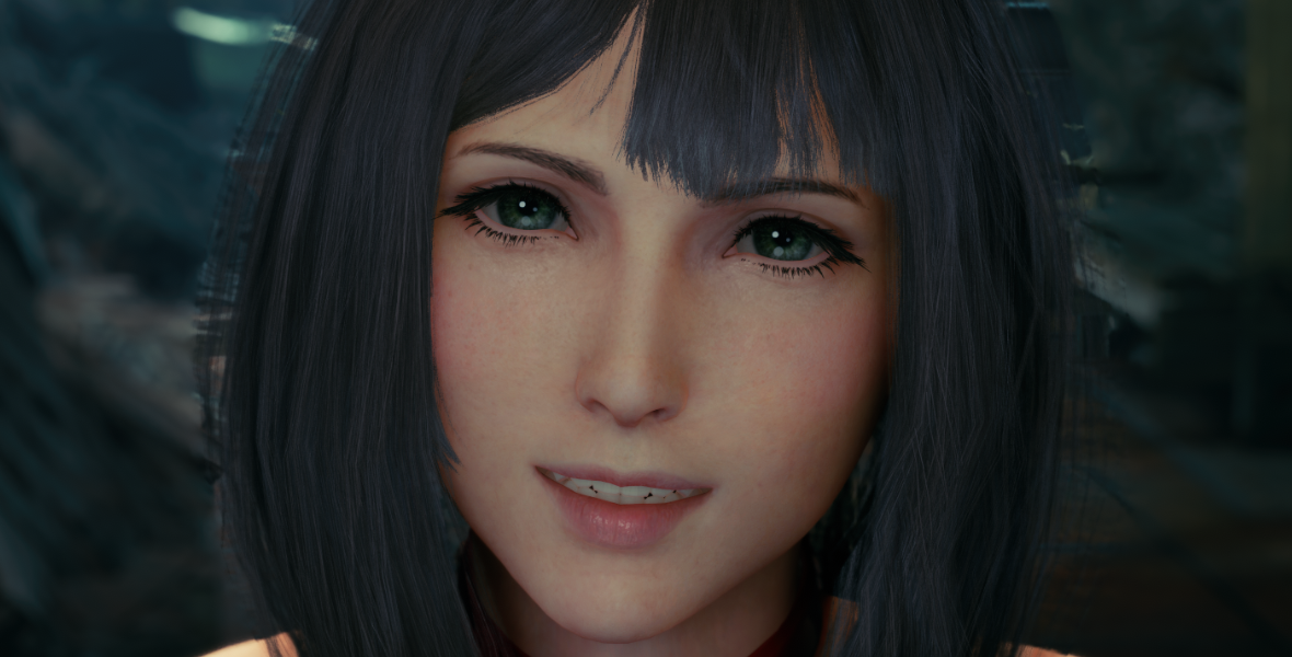 《最終幻想7：重制版》愛麗絲黑色愛戀衣蓬松長發MOD
