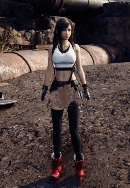 《最終幻想7：重制版》蒂法去除手套MOD