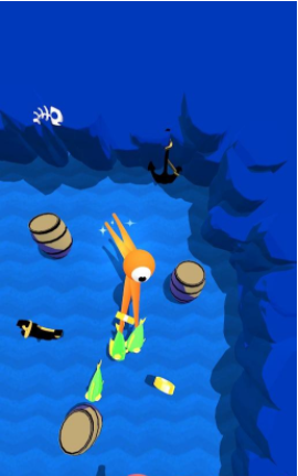 魷魚吃魚跑