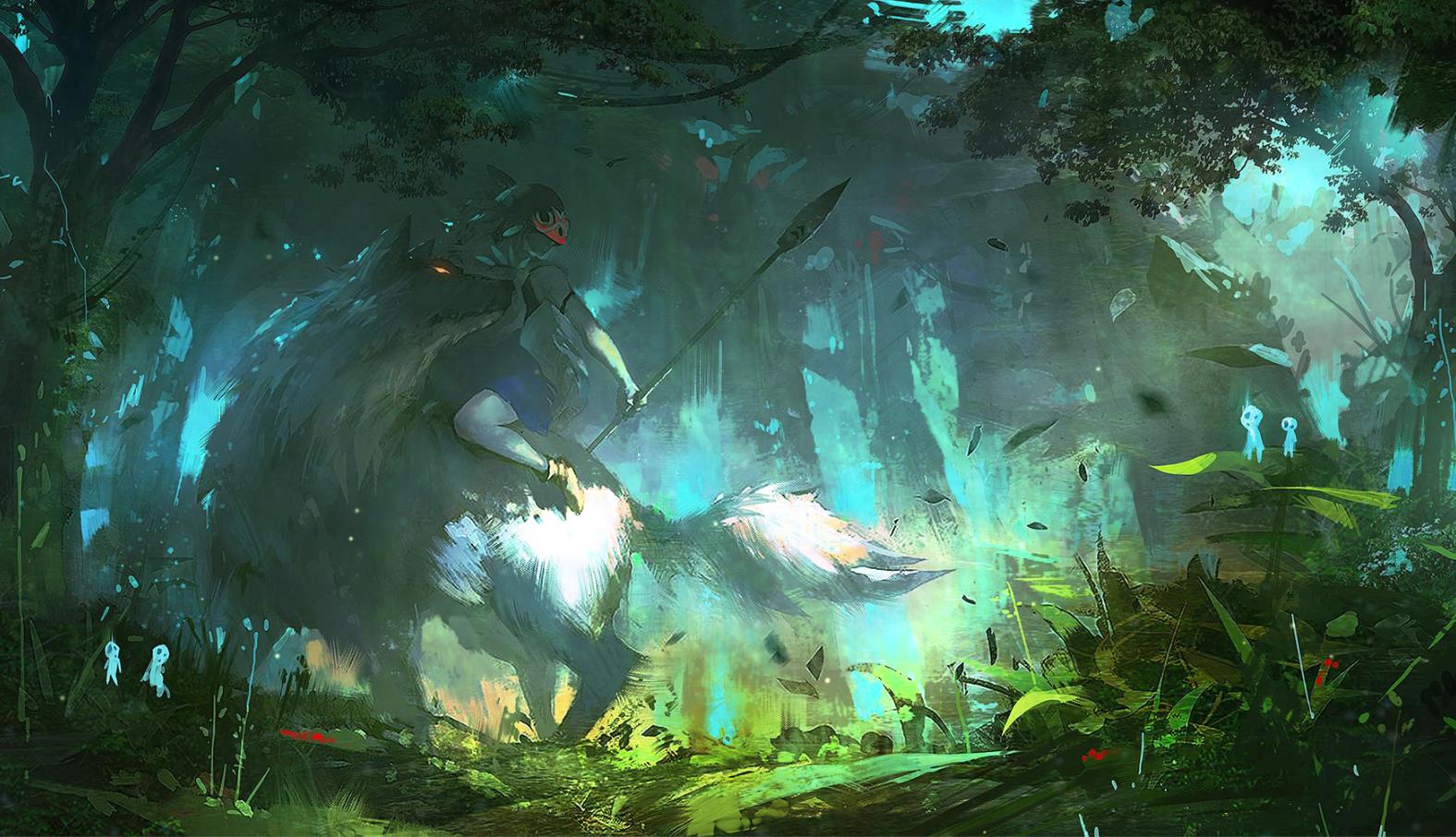 《Wallpaper Engine》幽靈公主精美同人繪圖動態壁紙