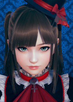 《AI少女》黑色雙馬尾哥特裝扮美少女MOD