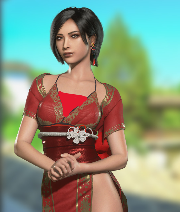 《生化危機4：重制版》艾達紅色和服MOD[正式版|需DLC]