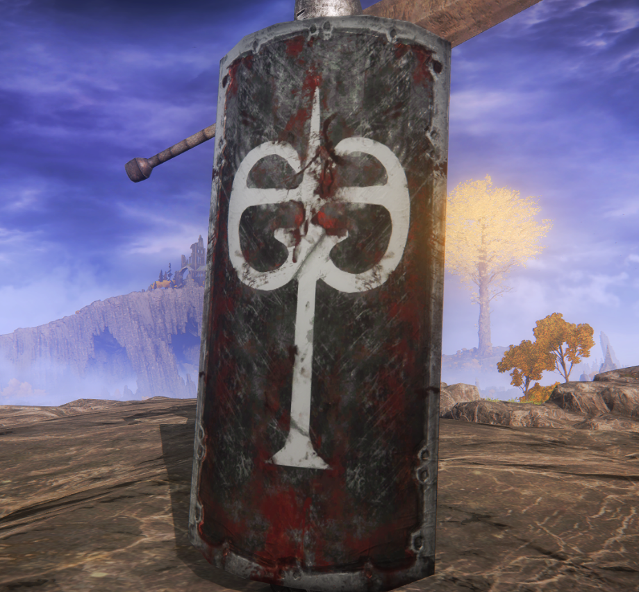 《艾爾登法環》黑暗之魂3黑鐵大盾與巨劍MOD