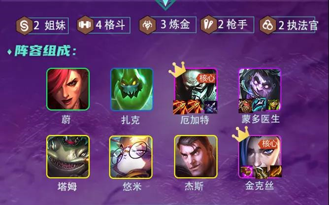 《云頂之弈》S6賽季斗槍陣容玩法思路