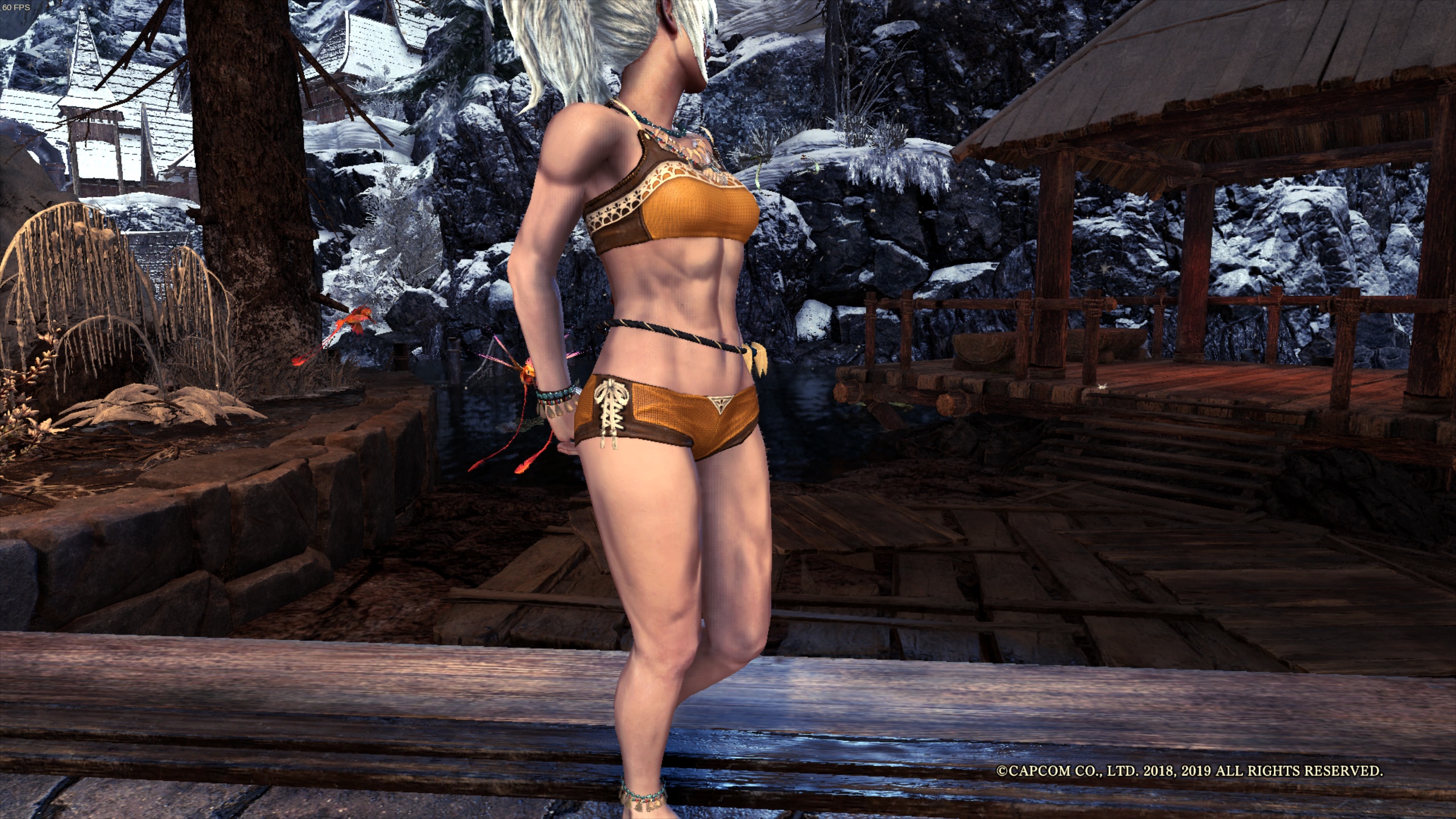 《怪物獵人：世界》腹肌女獵人MOD