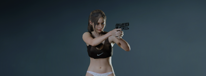 《生化危機2：重制版》性感瑜伽克萊爾無褲MOD[兼容新版本]